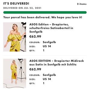 GOLD TWO PIECES SKIRT AND TOP SET